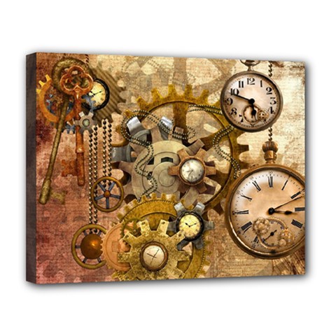 Steampunk Canvas 14  X 11  (framed) by Ancello