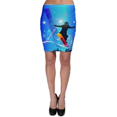 Snowboarding Bodycon Skirts by FantasyWorld7