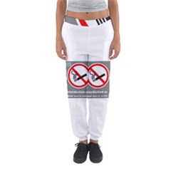 No Smoking  Women s Jogger Sweatpants by MRTACPANS