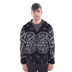 Witchcraft Symbols  Hooded Wind Breaker (men) by Valentinaart