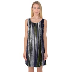 Abstraction Sleeveless Satin Nightdress by Valentinaart