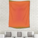 Scarlet Pimpernel Writing Orange Green Medium Tapestry View2