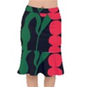 Illustrators Portraits Plants Green Red Polka Dots Mermaid Skirt View1