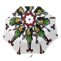 Joker  Folding Umbrellas by Valentinaart