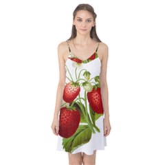 Food Fruit Leaf Leafy Leaves Camis Nightgown by Nexatart