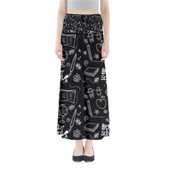 Back To School Full Length Maxi Skirt by Valentinaart