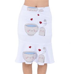 Cute Tea Mermaid Skirt by Valentinaart