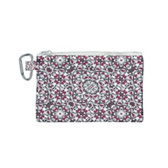 Boho Bold Vibrant Ornate Pattern Canvas Cosmetic Bag (small) by dflcprints