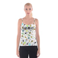 Space Pattern Spaghetti Strap Top by Valentinaart