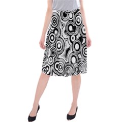 Circles Midi Beach Skirt by WensdaiAmbrose