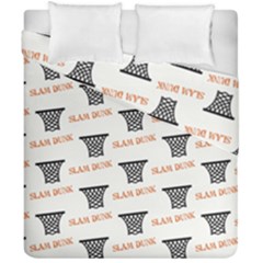 Slam Dunk Baskelball Baskets Duvet Cover Double Side (california King Size) by mccallacoulturesports