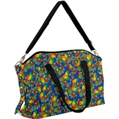 Clown World Pepe The Frog Honkhonk Meme Kekistan Funny Pattern Blue  Canvas Crossbody Bag by snek