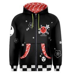 Taiko Black Men s Zipper Hoodie by concon