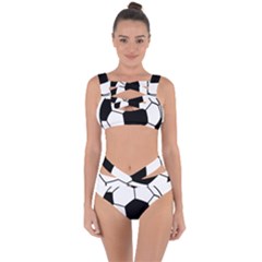 Soccer Lovers Gift Bandaged Up Bikini Set  by ChezDeesTees