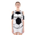 Soccer Lovers Gift Shoulder Cutout One Piece Dress View1