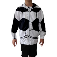 Soccer Lovers Gift Kids  Hooded Windbreaker by ChezDeesTees