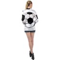 Soccer Lovers Gift Long Sleeve Satin Shirt View2