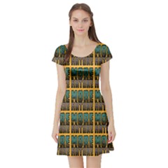 More Nature - Nature Is Important For Humans - Save Nature Short Sleeve Skater Dress by DinzDas