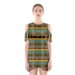 More Nature - Nature Is Important For Humans - Save Nature Shoulder Cutout One Piece Dress by DinzDas