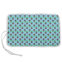 Headphones Girl Aqua Pen Storage Case (l) by snowwhitegirl