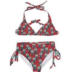 Zombie Virus Kids  Classic Bikini Set by helendesigns