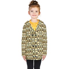 Native American Pattern Kids  Double Breasted Button Coat by ExtraGoodSauce