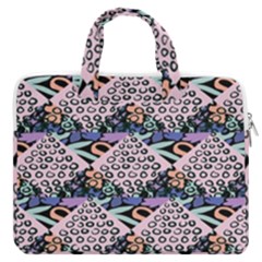 Diamond Spots Macbook Pro Double Pocket Laptop Bag by Sparkle