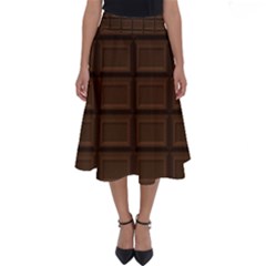 Milk Chocolate Perfect Length Midi Skirt by goljakoff