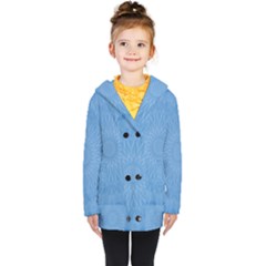 Blue Joy Kids  Double Breasted Button Coat by LW41021