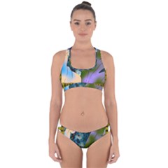 Jungle Lion Cross Back Hipster Bikini Set by LW41021