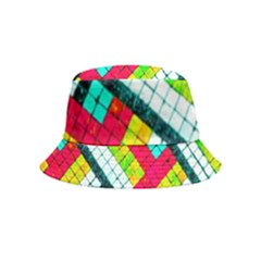 Pop Art Mosaic Inside Out Bucket Hat (kids) by essentialimage365