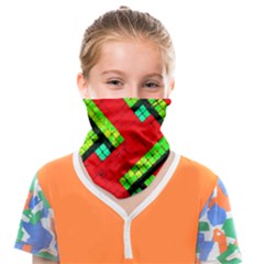 Pop Art Mosaic Face Covering Bandana (kids) by essentialimage365