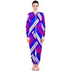 Pop Art Mosaic Onepiece Jumpsuit (ladies)  by essentialimage365