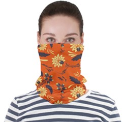 Folk Flowers Pattern  Face Seamless Bandana (adult) by Eskimos