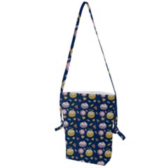 Autumn Pumpkins Folding Shoulder Bag by SychEva