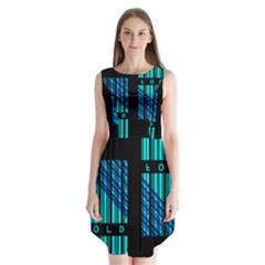 Folding For Science Sleeveless Chiffon Dress   by WetdryvacsLair