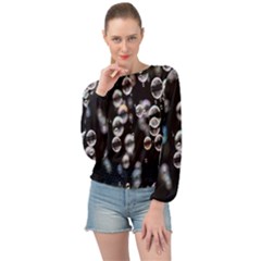 Bubble Banded Bottom Chiffon Top by artworkshop