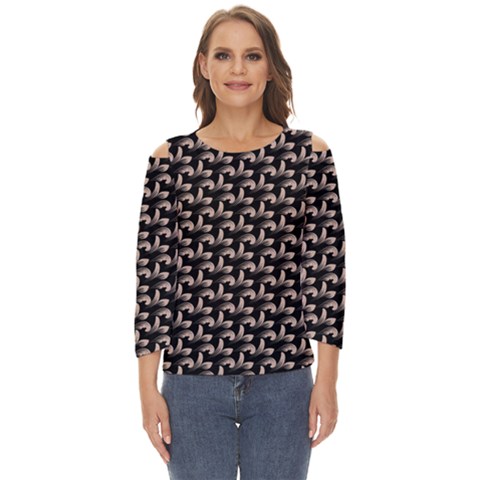 Digitalart Cut Out Wide Sleeve Top by Sparkle