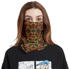 Folk Flowers Print Floral Pattern Ethnic Art Face Covering Bandana (two Sides) by Eskimos