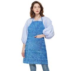 Jeans Blue  Pocket Apron by artworkshop