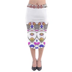 Im Fourth Dimension Colour 8 Midi Pencil Skirt by imanmulyana