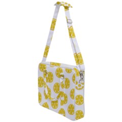 Fruit Food Juicy Organic Yellow Cross Body Office Bag by Wegoenart