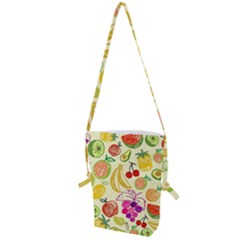 Seamless-fruit Folding Shoulder Bag by nateshop