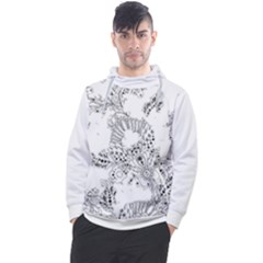 Im Fourth Dimension Black White 34 Men s Pullover Hoodie by imanmulyana