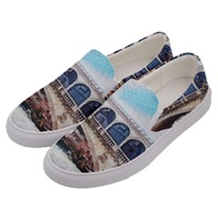 Lovely Gondola Ride - Venetian Bridge Men s Canvas Slip Ons by ConteMonfrey