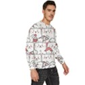 Cute-cat-chef-cooking-seamless-pattern-cartoon Men s Fleece Sweatshirt View3