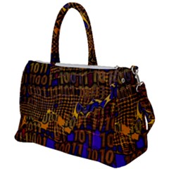 Binary Code Transformation Duffel Travel Bag by Wegoenart