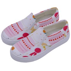 Its Time To Celebrate Kids  Canvas Slip Ons by ConteMonfrey