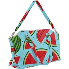 Blue Watermelon Canvas Crossbody Bag by ConteMonfrey