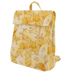 Cheese-slices-seamless-pattern-cartoon-style Flap Top Backpack by Pakemis